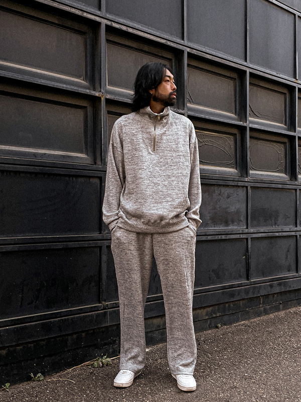 (XL-6XL)<br>언트라 ribbed half zipup T009<BR><B><FONT COLOR="#ff4800">[Additional discount]</FONT></B>