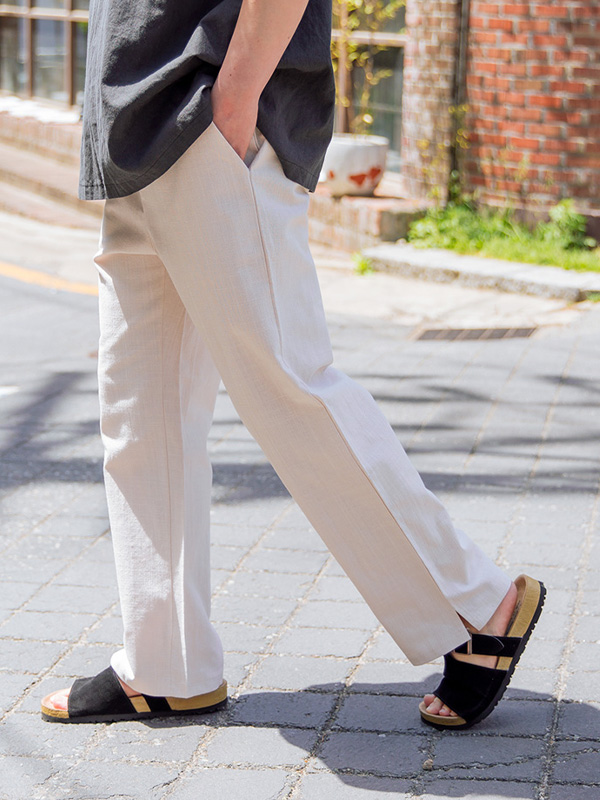 (2XL-4XL)<BR>뜨랏 wide banding pants