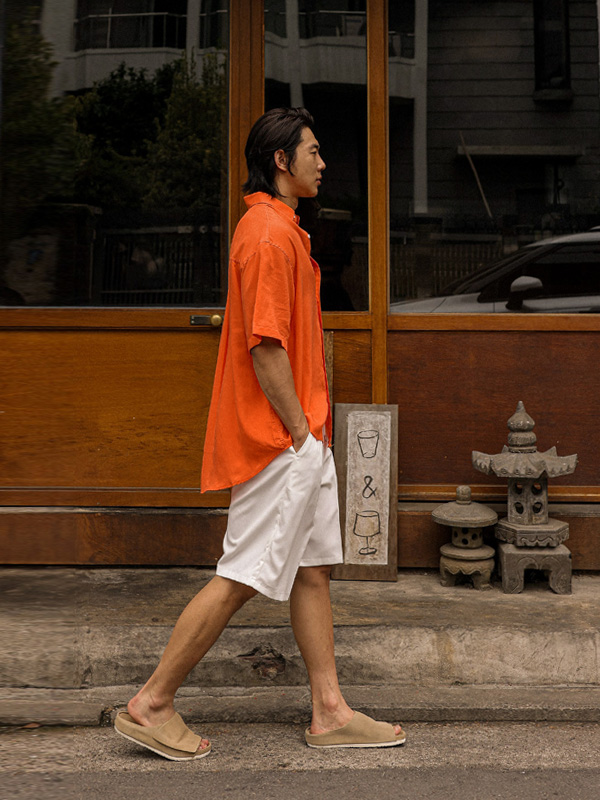 (XL-6XL)<br>모이라나 linen short-sleeved shirt N015