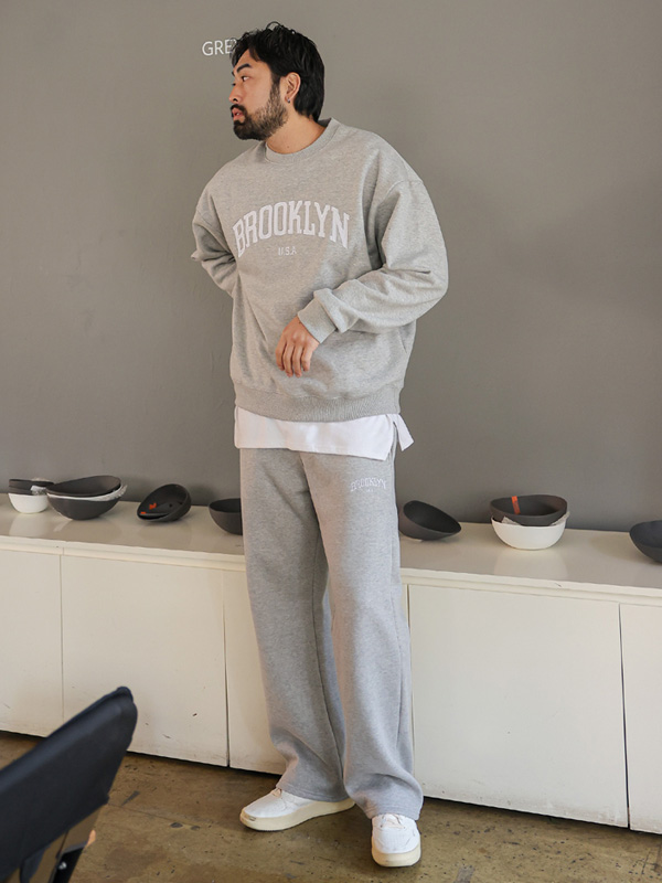 <font color="#cc4533">★오까네데이★</font><br>스다이크 Brooklyn Semi-wide banding pants <br><font color="#098a09"><B>Select length (Basic,Long+8cm)</B></font>