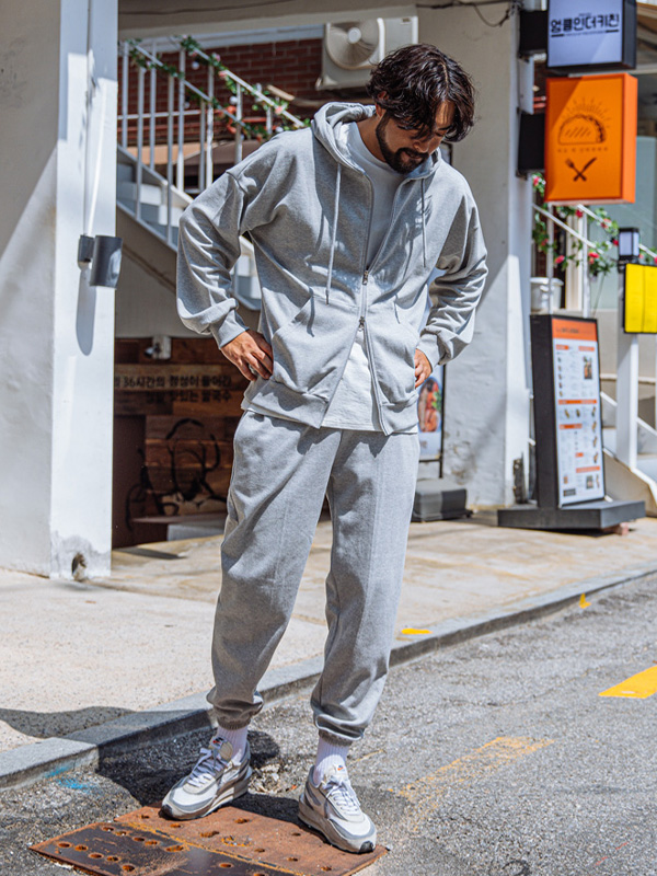 (XL-6XL)<BR>츠포드 Hoodies zip up+패쵸그 Training jogger pants