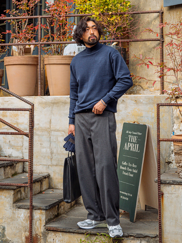 (L-5XL)<br>아르마스 반폴라 Wool knit<br><font color="#fb5ec9"><B>[1+1]</B></font>