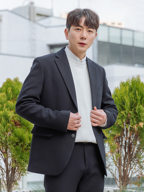 (M-6XL)<BR>카라스코 정장자켓+타디치 이중지 Pants Suits