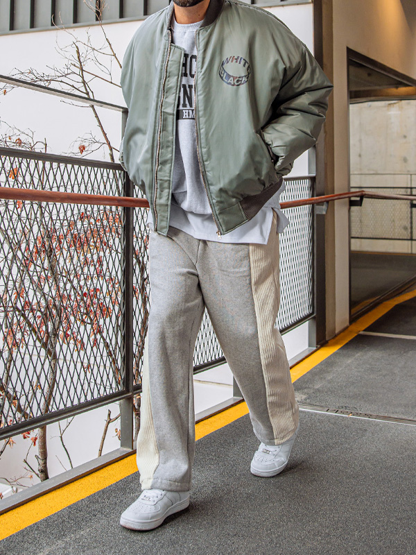 (XL-6XL)<BR>바조 스트링밴딩 기모팬츠