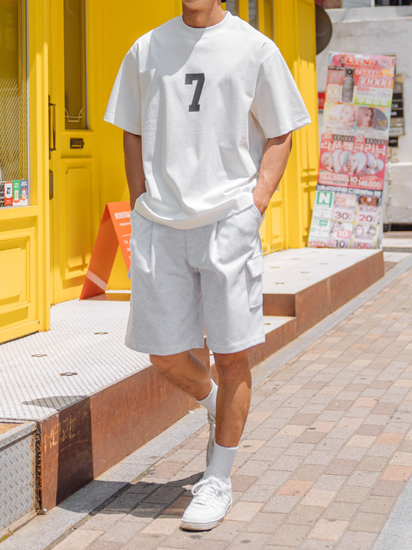 (L-5XL)<BR>볼리유 cargo banding shorts
