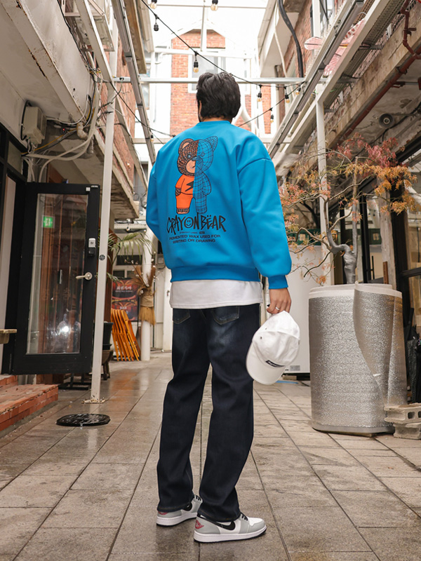 (XL-6XL)<BR>크레용곰 man-to-man T