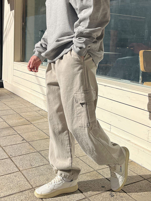 (2XL-5XL)<BR>아초스 Semi-wide fit cargo-banding pants