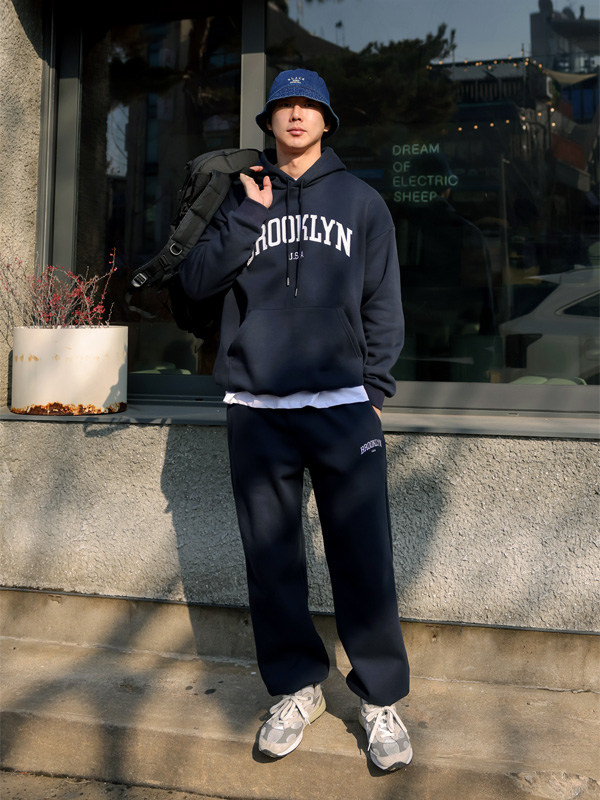 (L-6XL)<br>히볼드 Brooklyn Hoodie <br><font color="#098a09"><B>Select length (Basic,Long+6cm)</B></font>