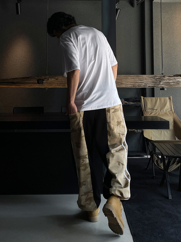 (XL-6XL)<BR>탄트 wide fit banding pants