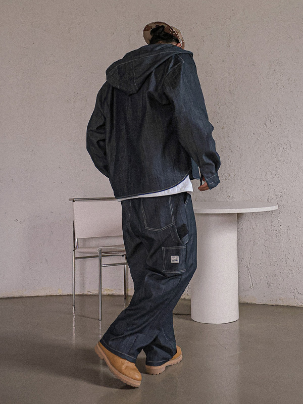 (L-5XL)<BR>마로이 Semi-wide fit Non-wash jeans banding pants