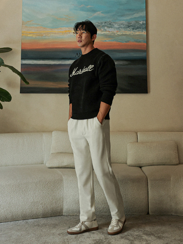 (S-2XL)<br>인베스트 Banding Slacks <br><font color="#098a09"><B>Select length (Basic,Long+10cm)</B></font>