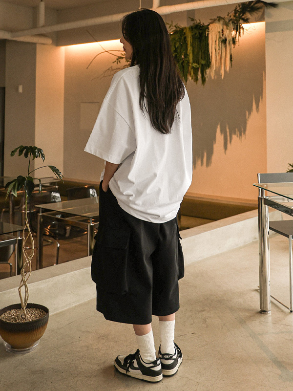 <br>(XL-6XL)<BR>초로키 Capri Cargo Banding Pants