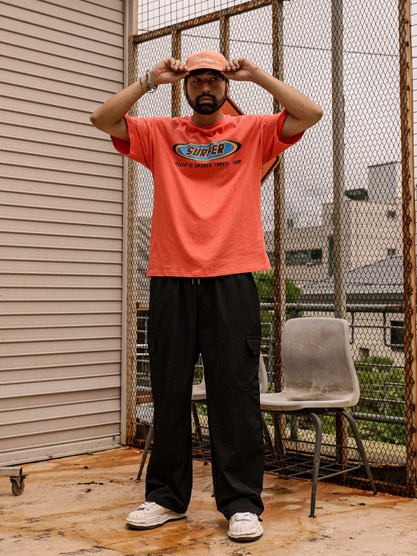 (XL-4XL)<br>엘리오 Semi-wide fit cargo-banding pants