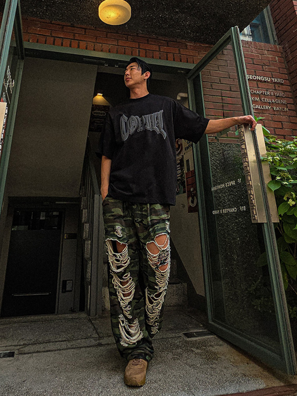 (XL-6XL)<BR>보로도마 Semi-wide fit banding pants