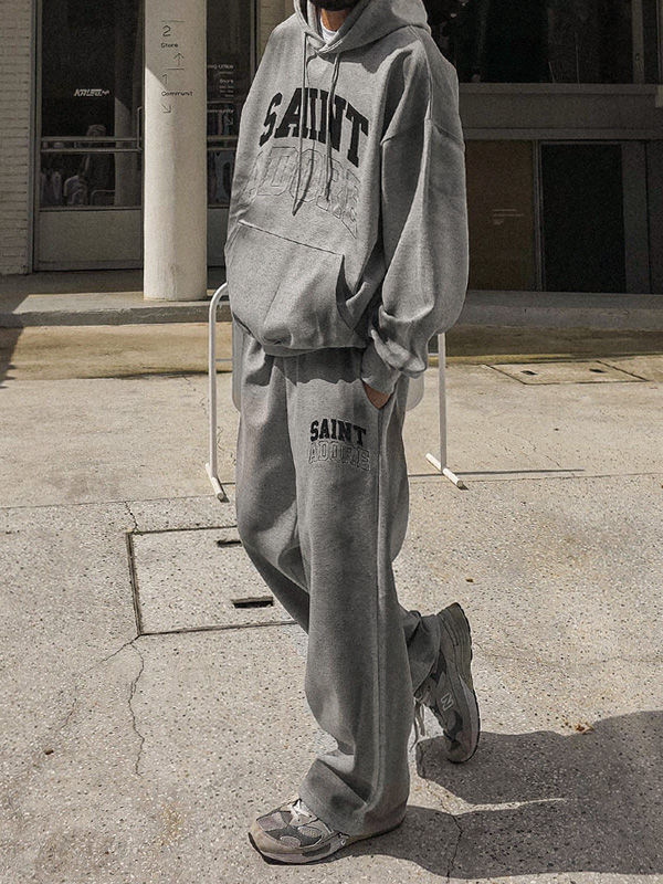 이즈마일 Hoodie+모리스카 Semi-wide fit Training Pants