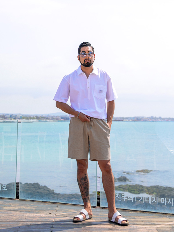 (L-6XL)<BR>케이르 Banding Shorts