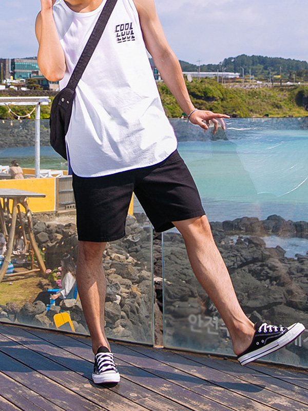 (L-6XL)<BR>버몬트 oxford Banding Shorts