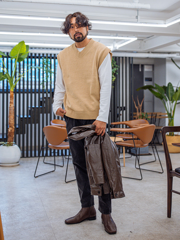 (L~3XL)<BR>샤이넬 Vest