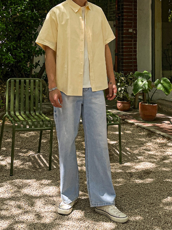 (XL-6XL)<BR>캄티 short-sleeved shirt