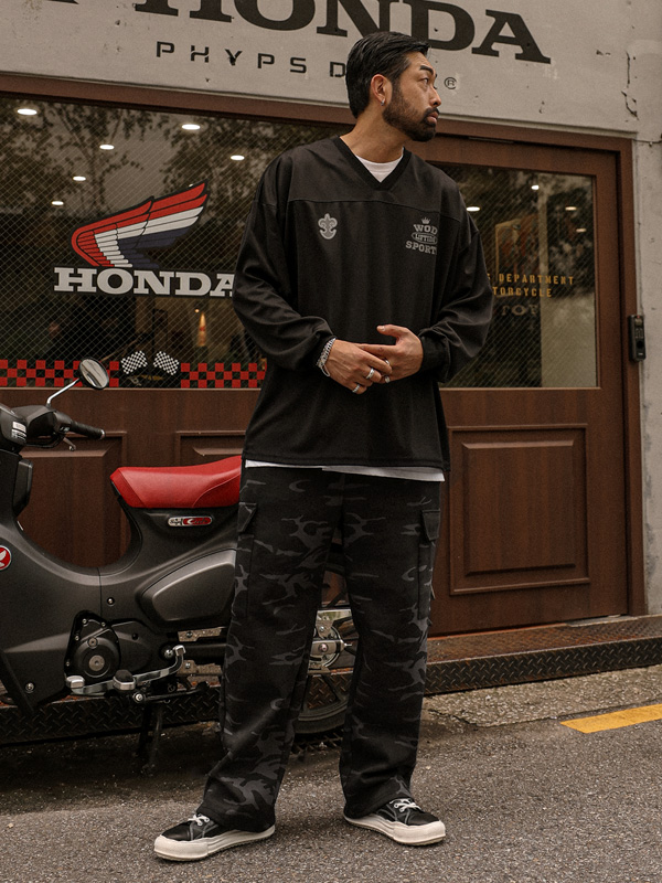(XL-6XL)<BR>아레스 럭비 a long-sleeved t-shirt T048<br><font color="#072c81"><B>[ W.DNA ]</B></font>