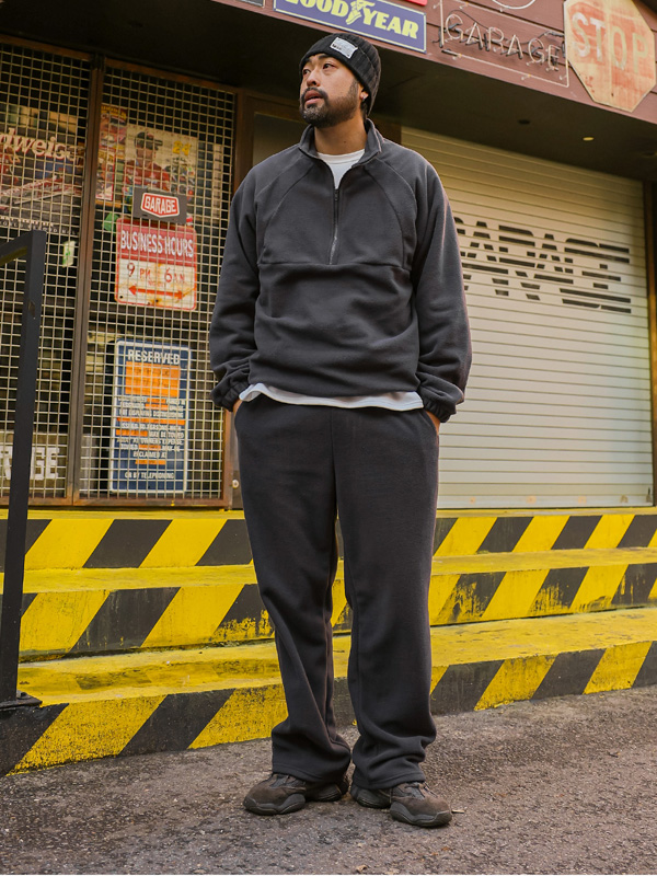 (L-5XL)<BR>던터루 절개아노락+아초니 Semi-wide fit  banding pants