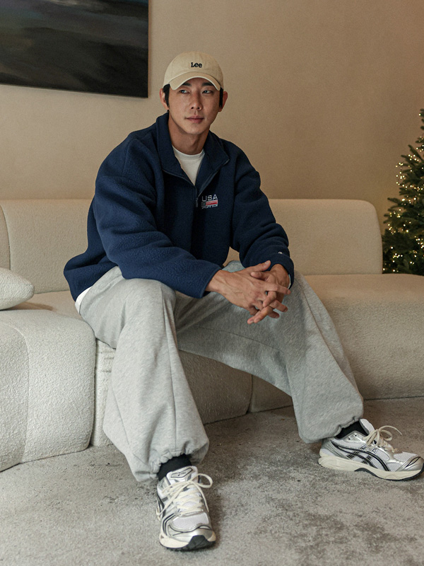 (XL-6XL)<br>타노얀 Fleece half zip-up