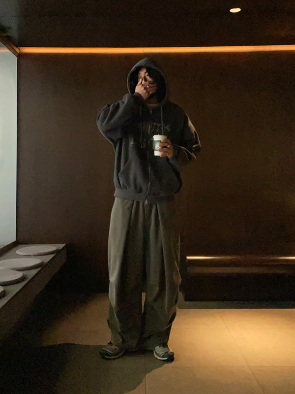 (L-5XL)<br>바소디노 wide fit banding pants 5520