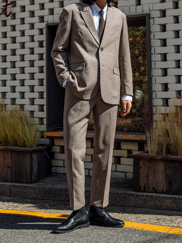 (L-5XL)<BR>히로이 Banding Slacks