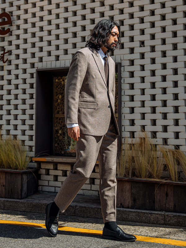 (L-5XL)<BR>카사오 Jacket+히로이 Banding Slacks