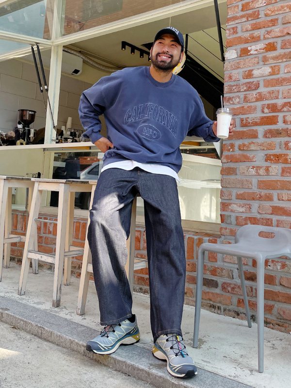 (XL-6XL)<br>캘리즈 embroidered sweatshirt