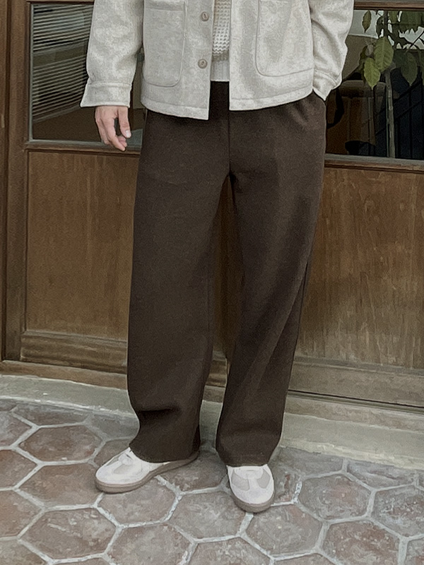 (M-6XL)<BR>아볼라 Semi-wide fit banding pants P9144<br><font color="#660616"><B>Select length (Basic,Long+8cm)</B></font>