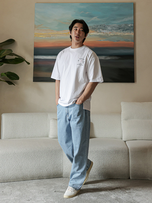 (L-5XL)<br>서퍼보이 Short T shirts