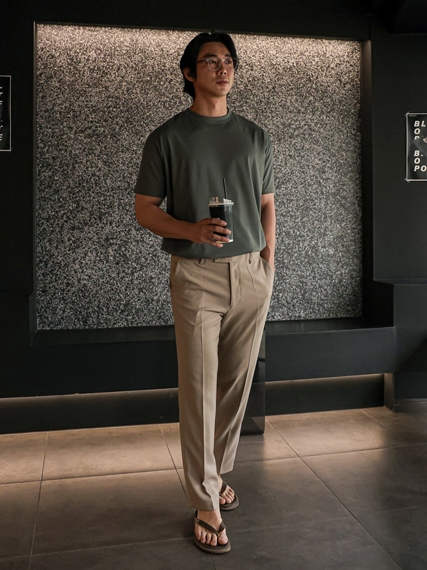 (M-6XL)<br>크란부르 Coolever Short T shirts <br><font color="#072c81"><B>【 W.DNA 】</B></font><br><font color="#098a09"><B>기장선택 (Basic,Long+6cm)</B></font>