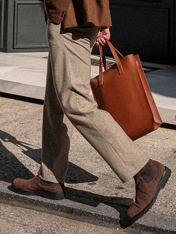 (M-5XL)<BR>비터슨 standard fit Sidebanding 울슬랙스 156