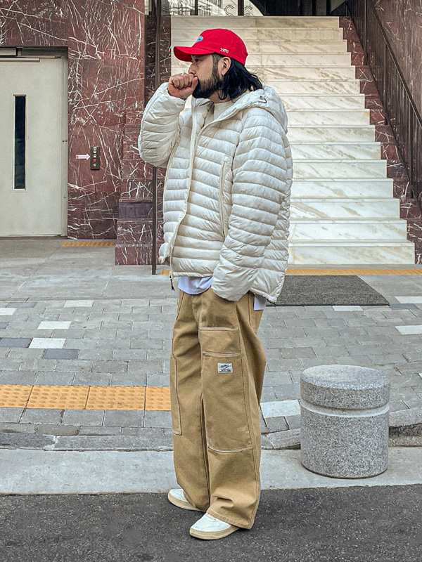 (S-5XL)<BR>아쵸카 Semi-wide fit Pants