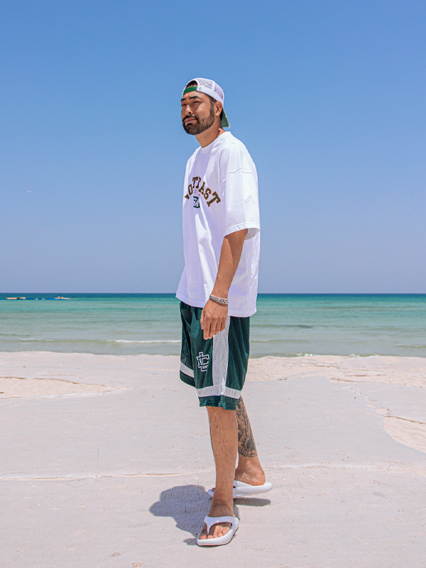 (XL-6XL)<BR>코플리 메쉬밴딩반바지