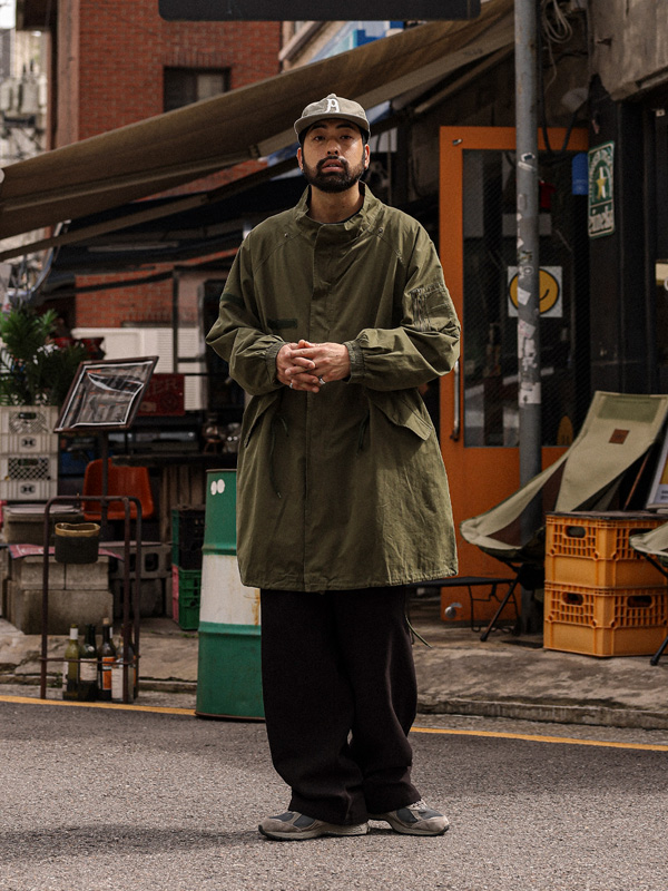 (L-5XL)<BR>호사이나 후드탈부착 field jacket 11889