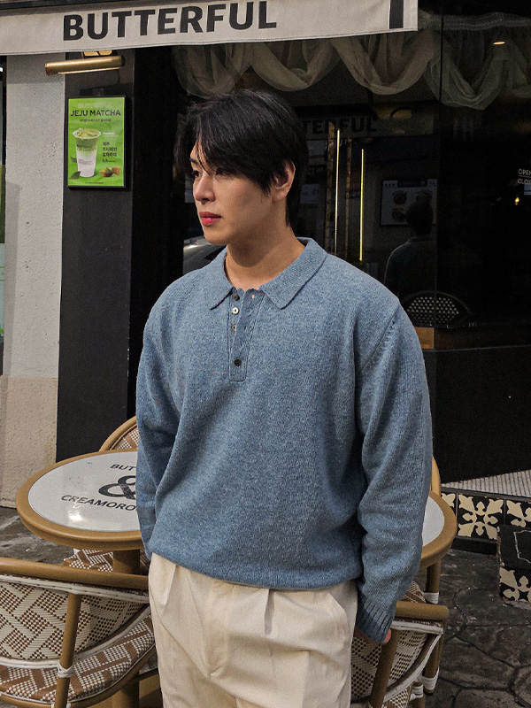 (L-2XL)<br>플라스카 Cashmere 울카라니트