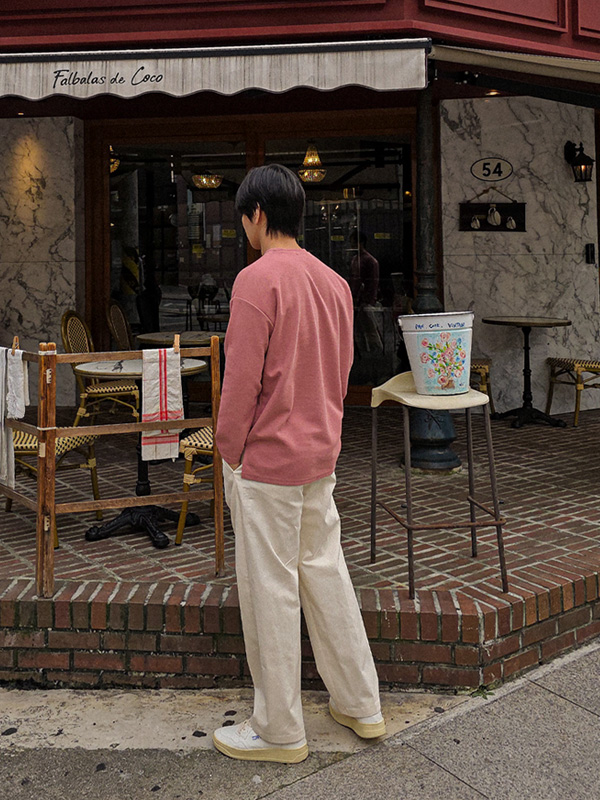 (30-40)<br>타라드 Semi-wide fit Back banding Slacks 724