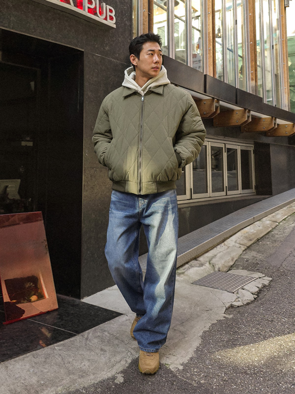 (S-3XL)<br>마사코리 Semi-wide fit denim pants 424