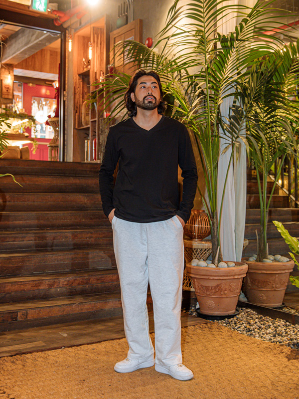 (M-5XL)<br>기본충실 V넥 T-shirt