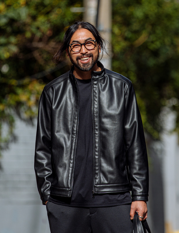 (L~5XL)<BR>아라스 레더 Jacket