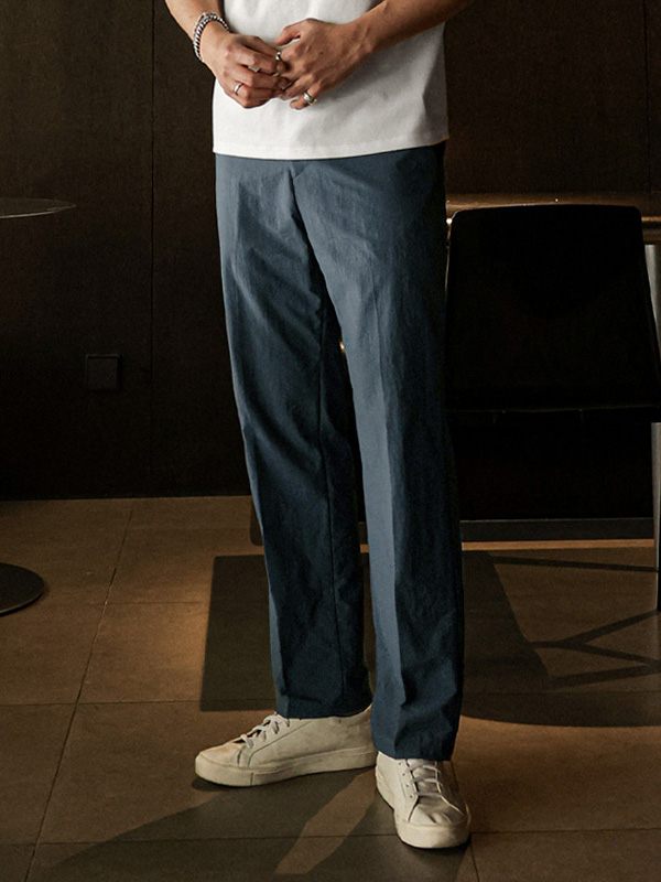 (L-5XL)<br>반디버 standard fit Sidebanding Slacks