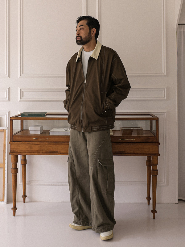 (S-5XL)<BR>카리츠 Semi-wide fit Balloon Cargo Pants