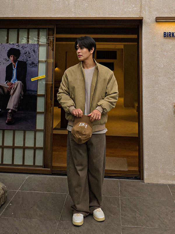 슈아티 wide fit 커브드팬츠 D605