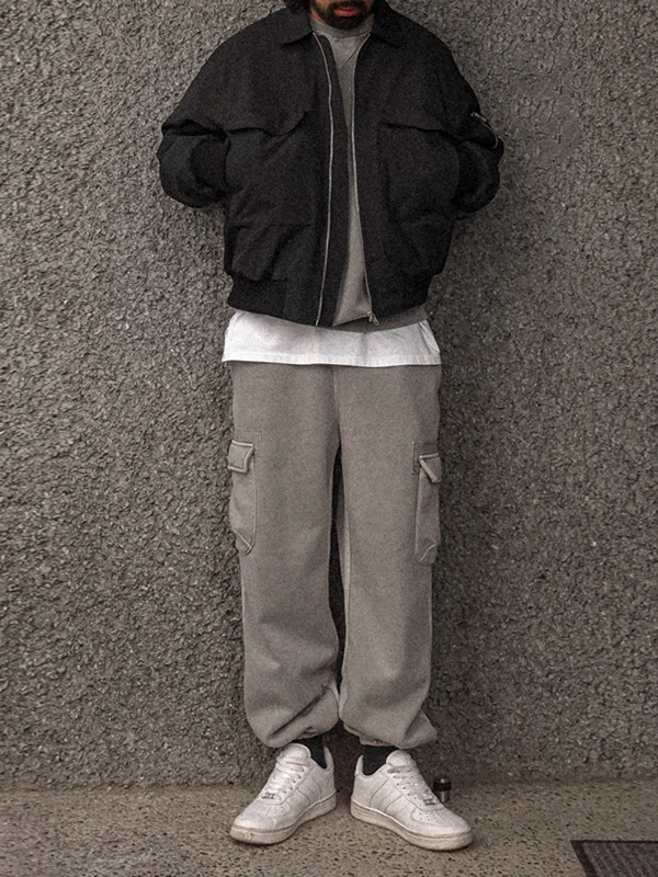 (XL-6XL)<BR>파도티노 flight jacket