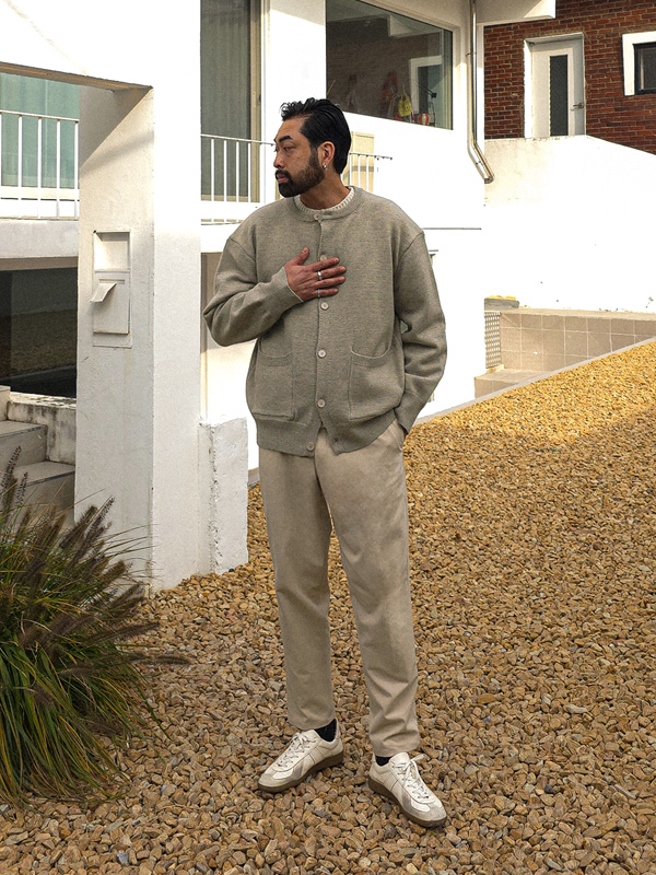 (XL-5XL)<br>차마르틴 울가디건