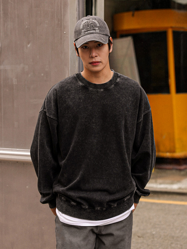 (XL-4XL)<BR>리오틴투 pigment man-to-man T