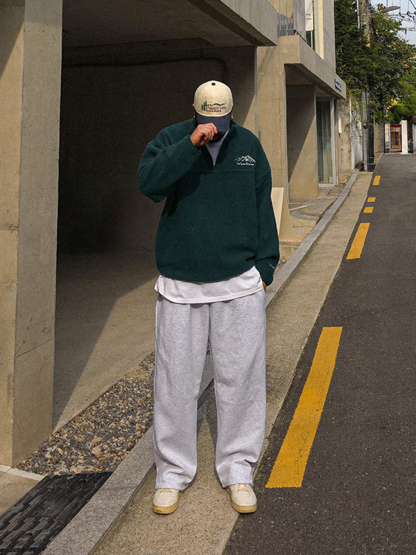 (XL-6XL)<BR>안데스 Fleece 반집업아노락