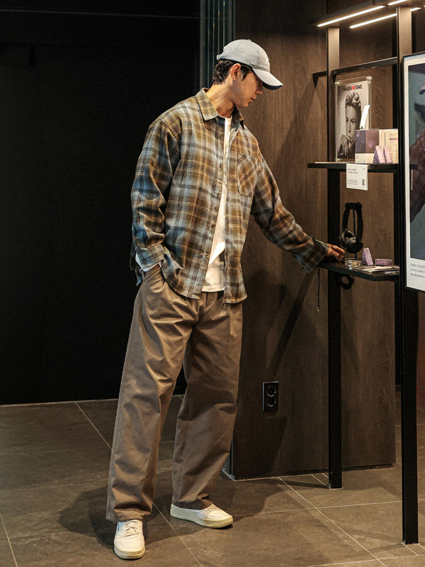 (L-6XL)<br>자다카 checkered shirt 2293